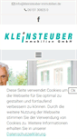 Mobile Screenshot of kleinsteuber-immobilien.de
