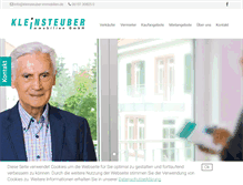 Tablet Screenshot of kleinsteuber-immobilien.de
